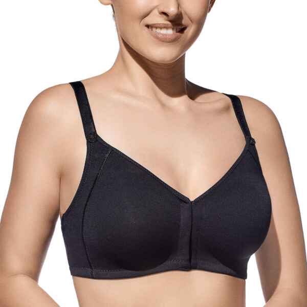 Sujetador Selene MARTA sin Aros Atado Adelante Copa B - Negro