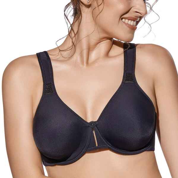 Sujetador Selene LOREA con Aros Gran Capacidad Copa D -Negro