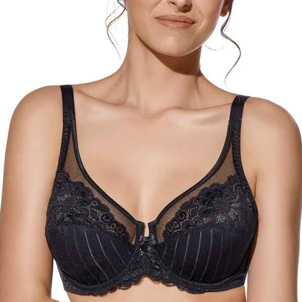 Sujetador Selene MARILUZ con Aros Copa C - Negro