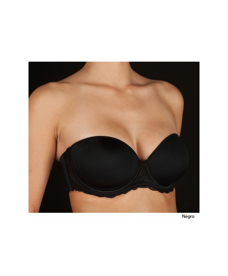 Sujetador Selene AINOA sin Tirantes Copa C - Negro