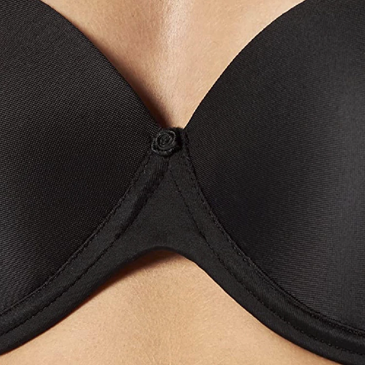 Sujetador Selene CARLOTA Doble Push-up sin Tirantes Copa B - Negro