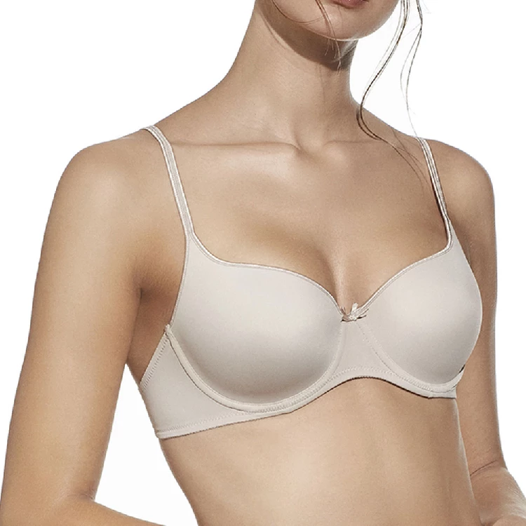 Sujetador Selene CAROLINA con Aros Copa B - Tierra