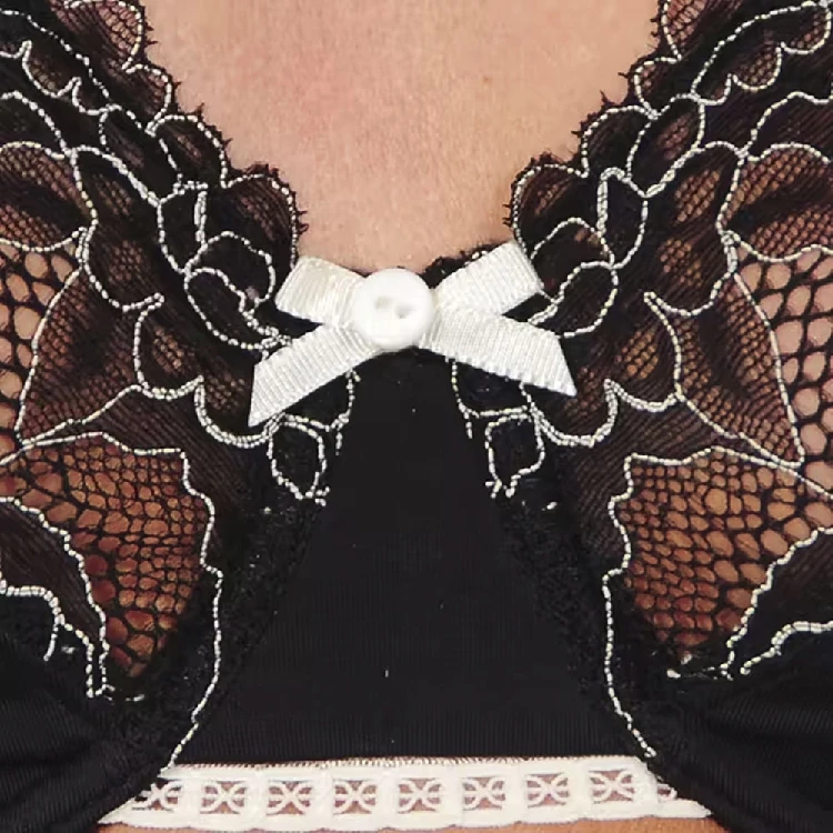 Sujetador Selene LUCIA con Aros Copa C - Negro