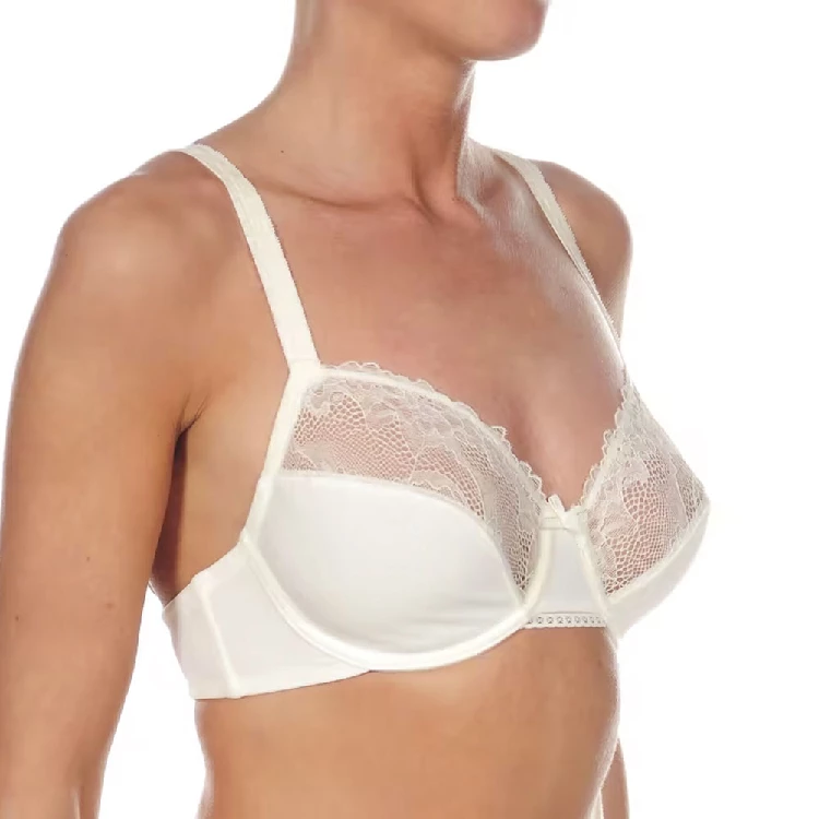 Sujetador Selene LUCIA con Aros Copa C - Blanco