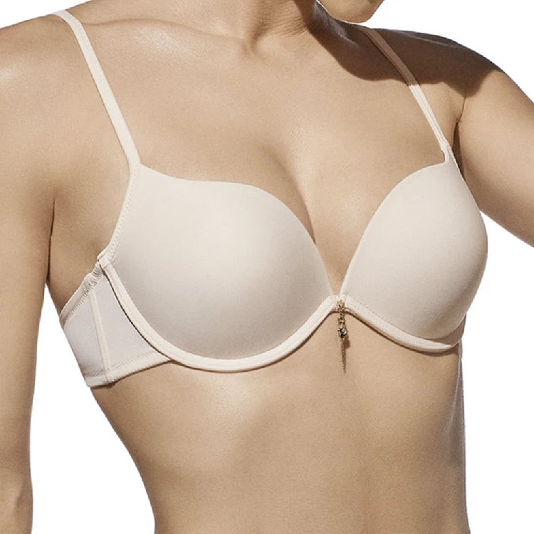 Sujetador Selene RAQUEL Doble Push-Up Copa B Tierra