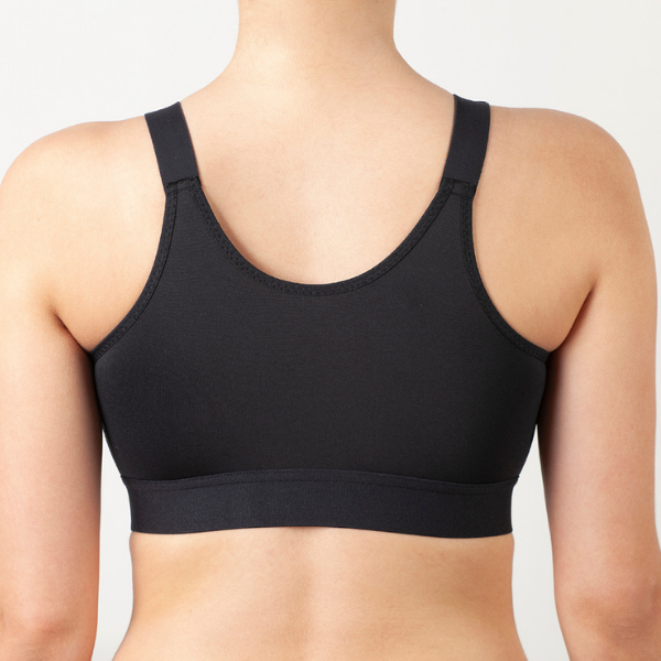 Sujetador Post-Quirúrgico Selene Abrochado Delante Copa B/C Negro