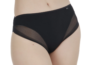 Braga Avet (32188) de Microfibra Efecto Tanga Negro
