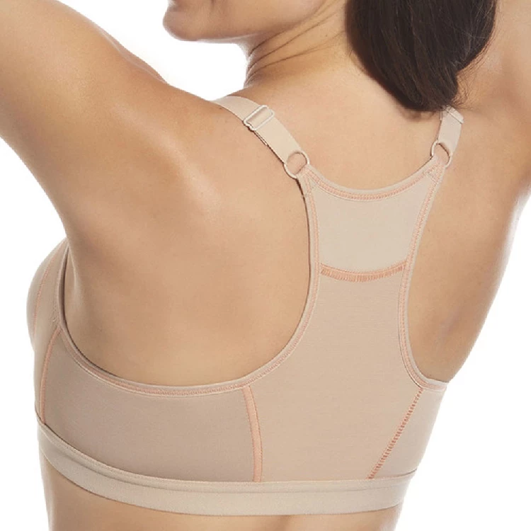 Sujetador Selene NORA Deportivo sin Aros Atado Adelante Copa B Tierra