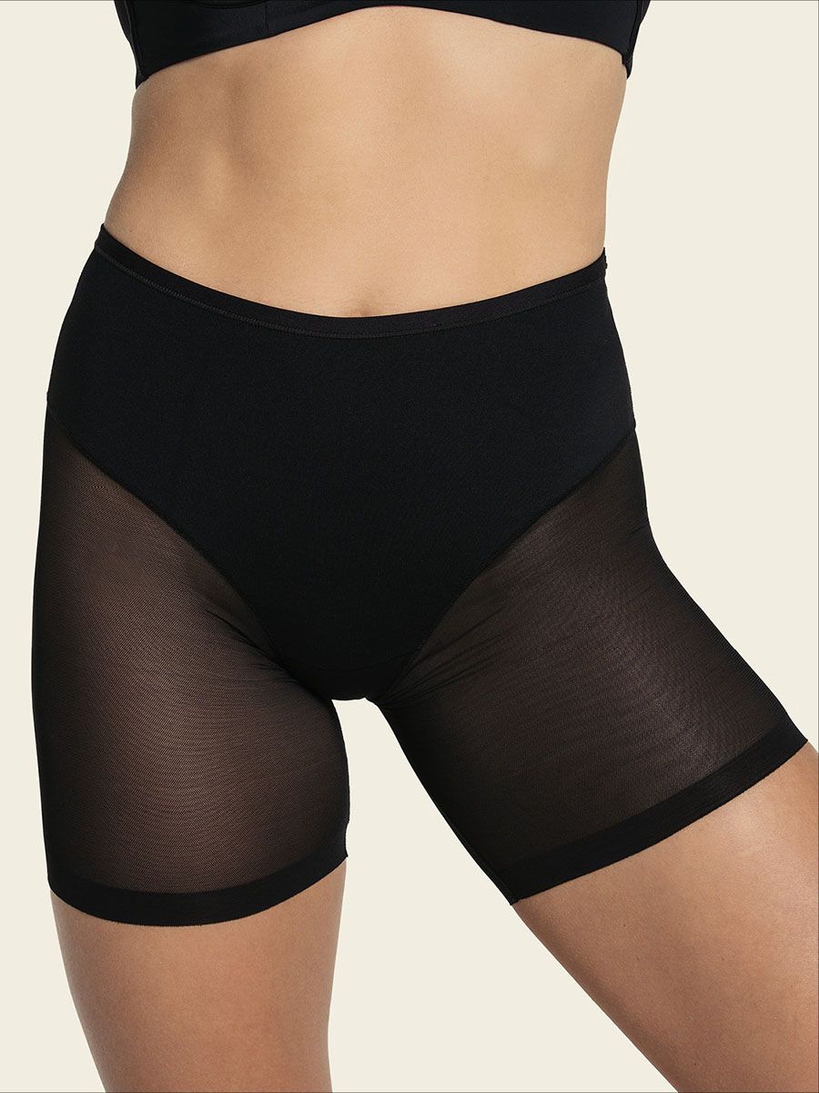 Faja Short Antirroce Leonisa (012769) Negro