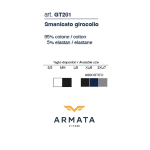 camiseta hombre armata di mare gt201 desmangado ARMGT201 2